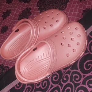 Pink Crocs